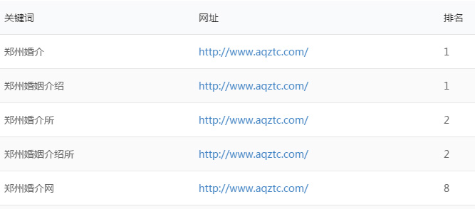 關(guān)鍵詞排名優(yōu)化案例